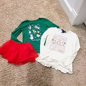 Girls Christmas Shirts bundle